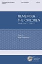 Remember the Children SATB choral sheet music cover